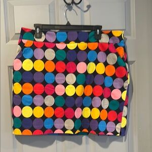 Loudmouth Multicolor Polka Dot Pencil Skirt
